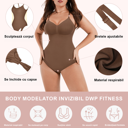 Body Modelator "SKIN" Tanga, Spate Acoperit, DWP Fitness-Efect Compresie