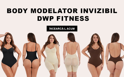 Body Modelator "SKIN" Tanga, Spate Acoperit, DWP Fitness-Efect Compresie